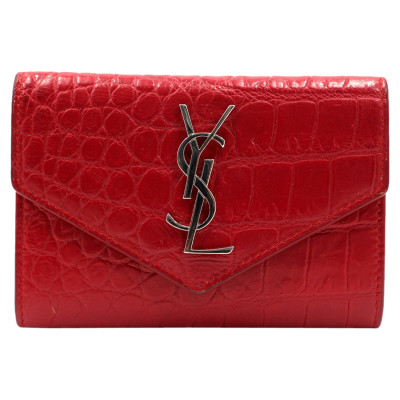 Saint Laurent Bag/Purse Leather in Red